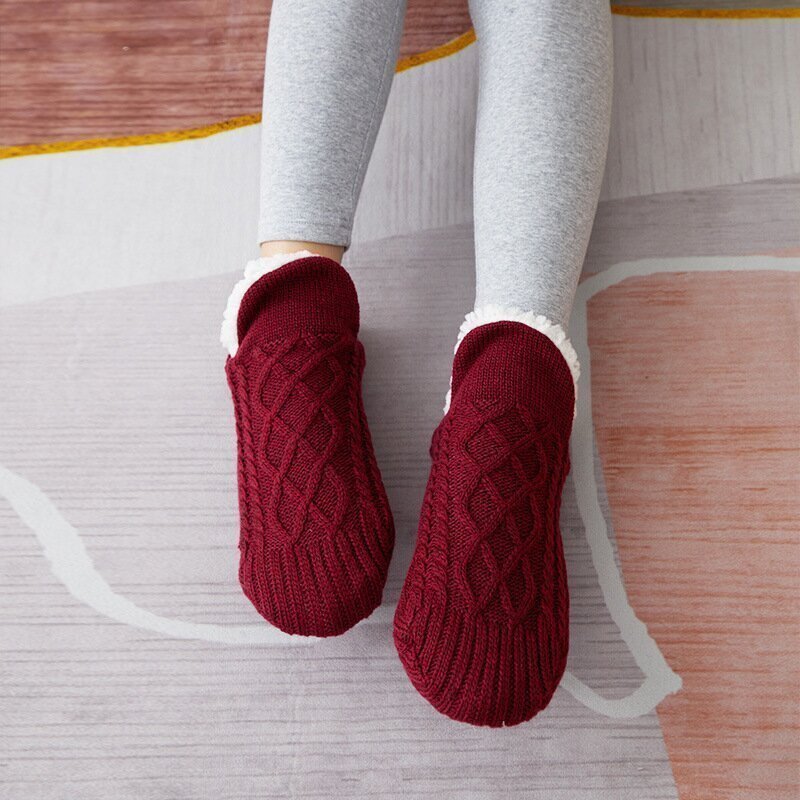 Winter Velvet Indoor Socks Slippers