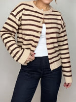 Women's Striped Cardigan