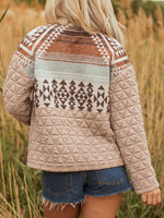 Women's Vintage Patchwork Tribal Quilted Coat