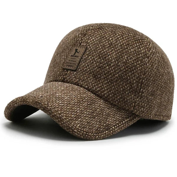 Men's Winter Baseball Cap - With Ear Muffs