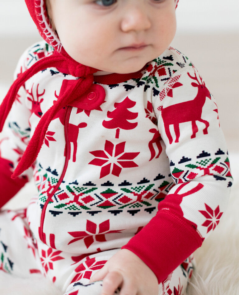Dear Deer Family Pajamas 2-piece Set