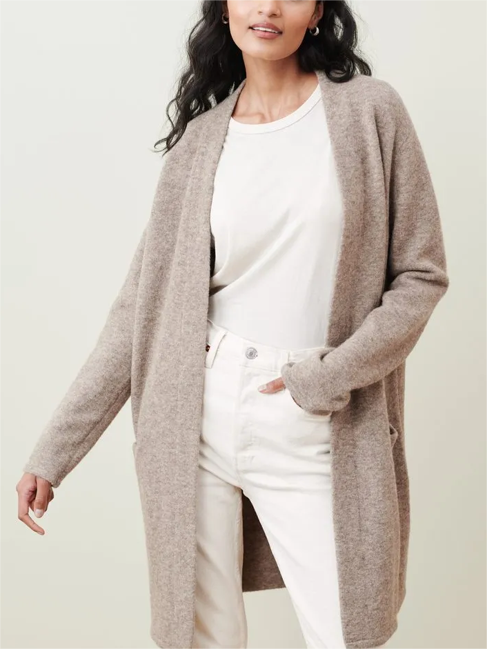 Long Patch Pocket Sweater Coatp