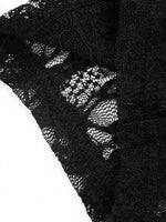 Women's Mid-Rise Lace Stretch Capri Pants, Slim Fit Fashion Trousers for Spring & Summer Vacation