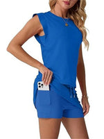 2026 Women's Summer 2 Piece Skort Set