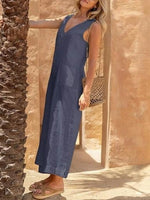 Women's Loose Fit Sleeveless Wide Leg Overalls