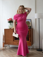 Women's Elegant Sleeveless Off Shoulder Bodycon Long Formal Party Evening Dress