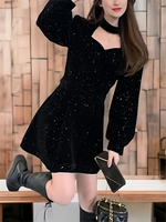 Thick Velvet Dress
