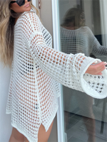 Women's Fashion Crochet Skeleton Blouse
