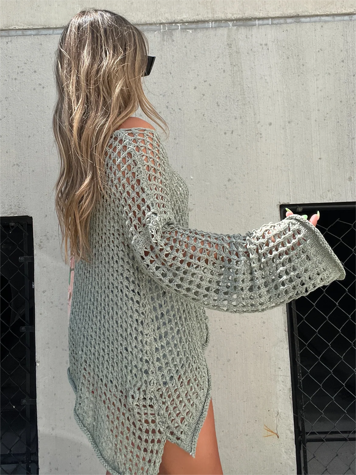 New Women's Crochet Hollow Out Cover Up
