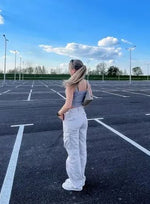 Adjustable Straight Fit Cargo Pants