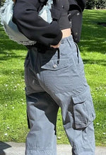 Adjustable Straight Fit Cargo Pants