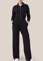 Long Sleeve Wide Leg Jumpsuit