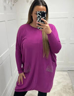 New Sparkle Pocket Jumper Dress