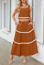 Women's Square Neck Lace Up Half Skirt Set