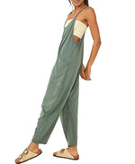 New Wide Leg Jumpsuit with Pockets