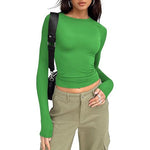 Women's Crewneck Double Lined Basic Tees (Buy 3 Free Shipping)