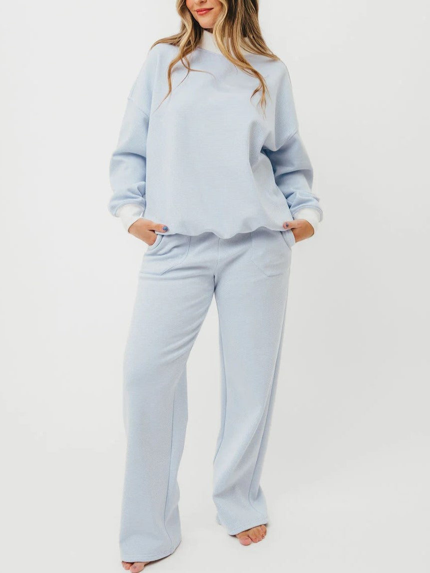 Women's Mini Striped Casual Suit