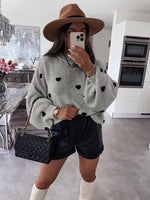 Valentine's Day Sweetheart Print Sweater