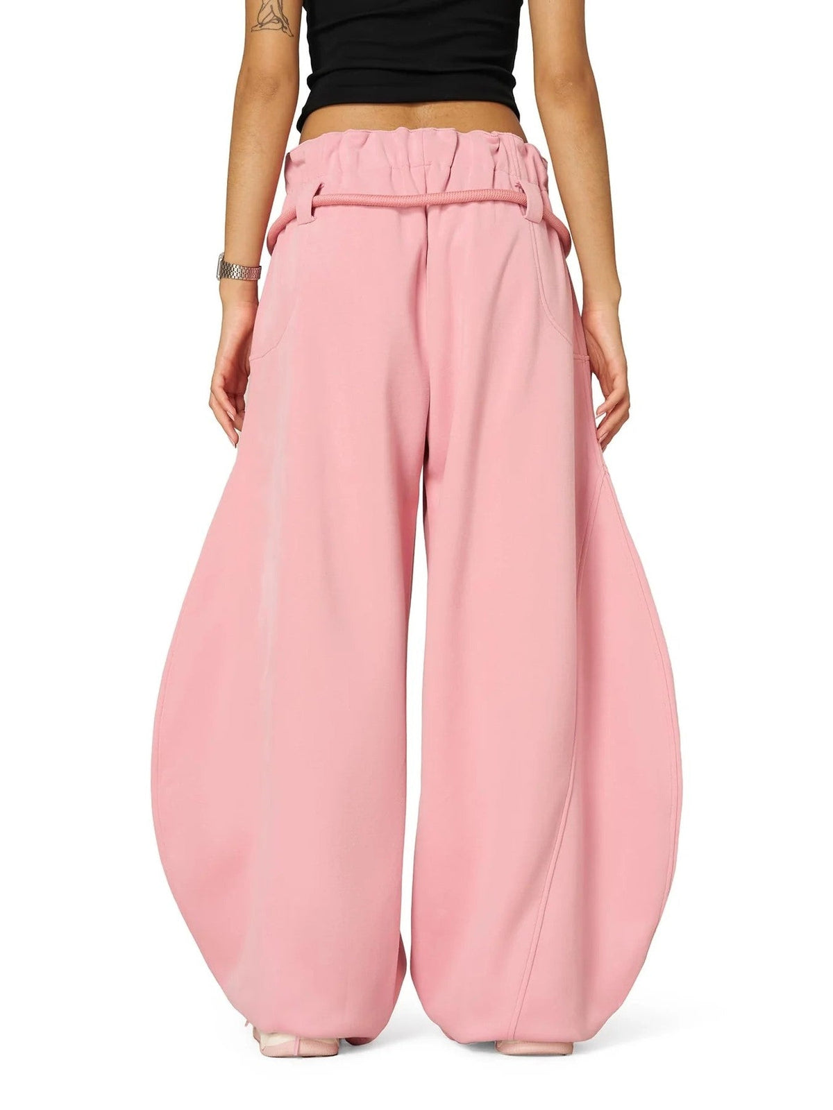 Women's Striped Bucket Pants