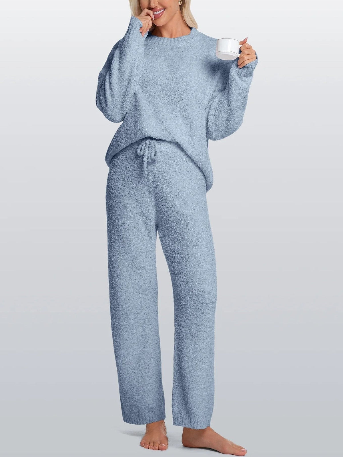 Women's Cozy Knit Loungewear Set