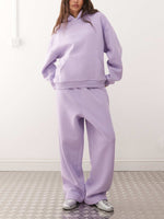 Women's Heavyweight Boxy Hoodie & Wide Leg Sweatpants