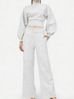 Women's Turtleneck Casual Two-Piece Set