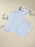 Women's Bow Printed Pajama Set