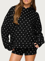 Women's Polka Dot Hoodie Set