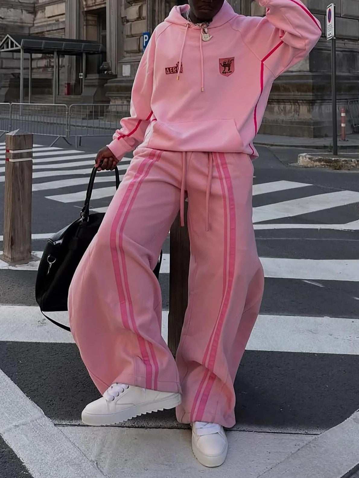 Women's Striped Bucket Pants