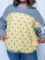 Women's Patchwork Hoodie