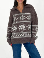 Women's Winter Snowflake Sweater