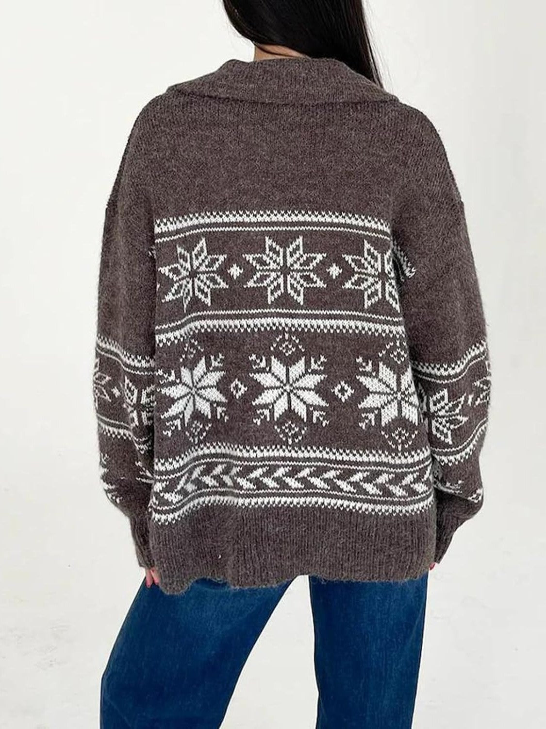 Women's Winter Snowflake Sweater