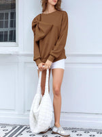 Women's Bow-Detailed Sweatshirt