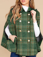 Women's Plaid Winter Cape Coat (Buy 2 Free Shipping)