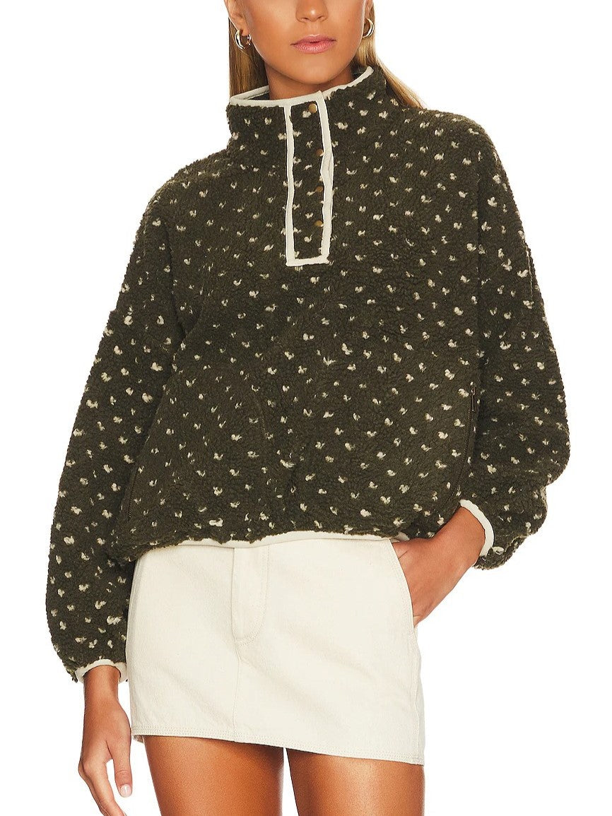 Women's Heart Sherpa Fleece Pullover