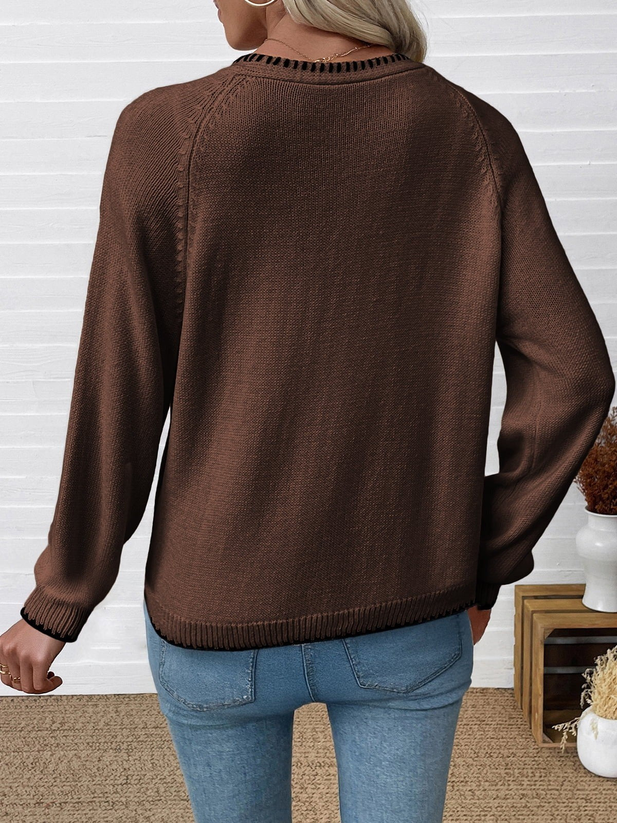 Women's Bow Tie Knit Cardigan