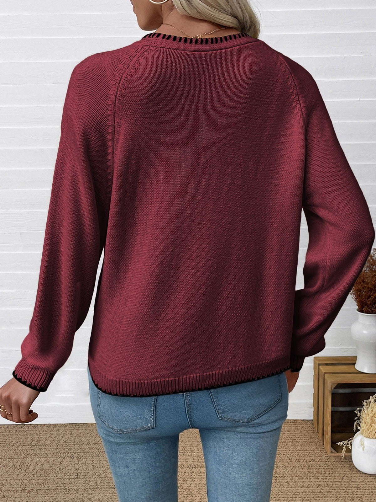 Women's Bow Tie Knit Cardigan