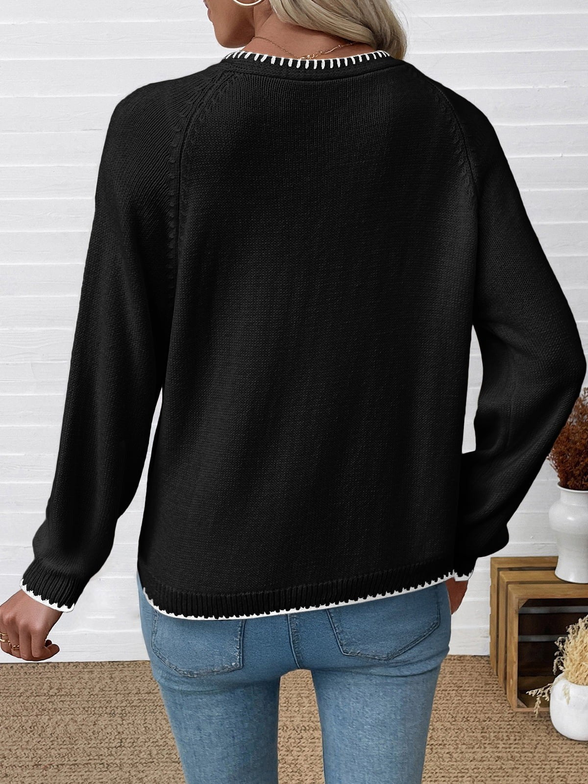 Women's Bow Tie Knit Cardigan