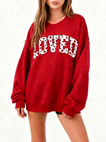 Women's Valentine?¡¥s Loved Graphic Sweatshirt