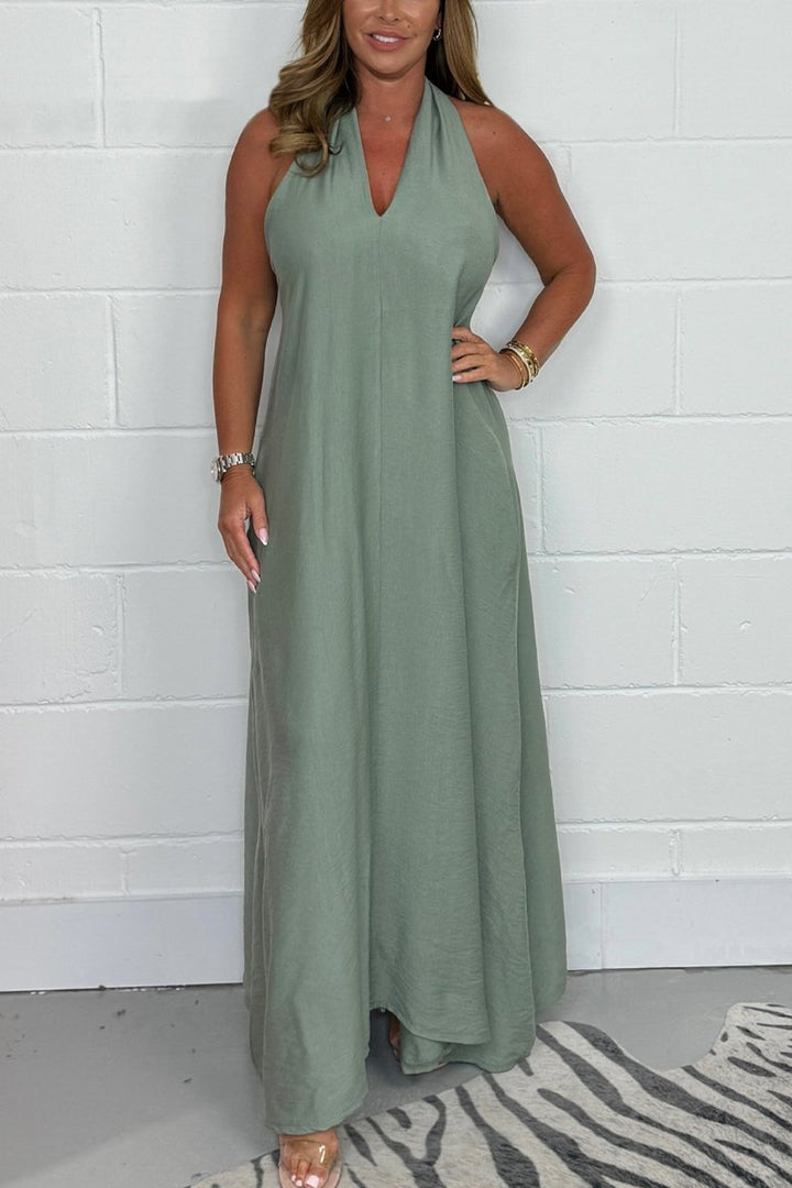 Women's T-Back Floaty Maxi Dress