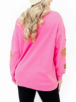 Women's Sparkling Milk and Cookie Sequin Sweatshirt