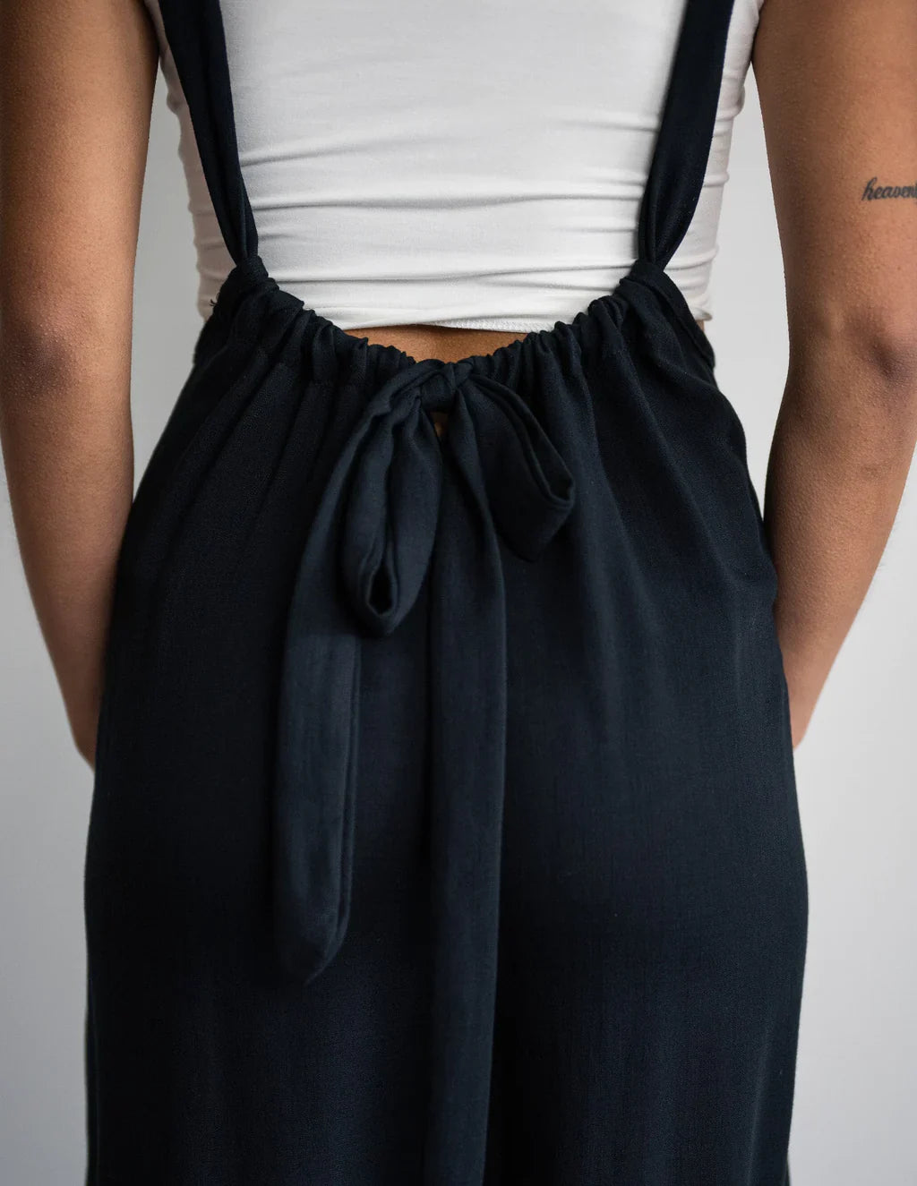 Soft Loose Solid Color Wide Leg Jumpsuit