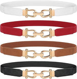 Women’s Skinny Dress Belts: Elastic Retro Waist Belts for Versatile Styling