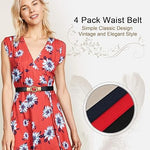 Women’s Skinny Dress Belts: Elastic Retro Waist Belts for Versatile Styling