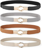Women’s Skinny Dress Belts: Elastic Retro Waist Belts for Versatile Styling