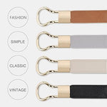 Women’s Skinny Dress Belts: Elastic Retro Waist Belts for Versatile Styling