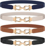 Women’s Skinny Dress Belts: Elastic Retro Waist Belts for Versatile Styling