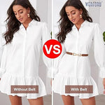 Women’s Skinny Dress Belts: Elastic Retro Waist Belts for Versatile Styling