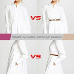 Women’s Skinny Dress Belts: Elastic Retro Waist Belts for Versatile Styling