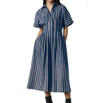 Women’s Summer Striped Shirt Dress